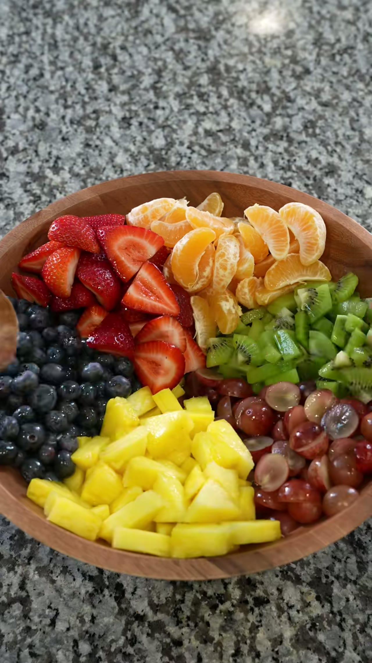 Fruit Salad w/ Honey Lime Dressing