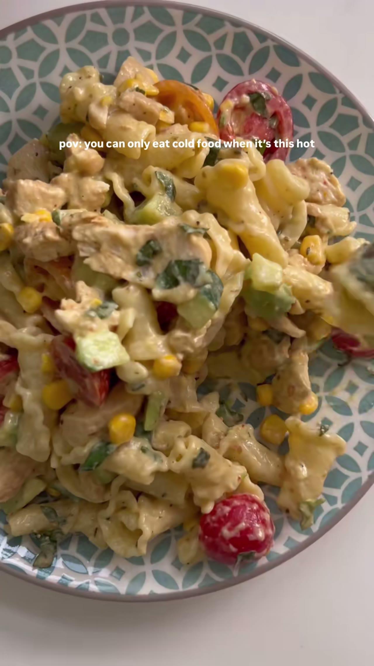 Heatwave Chicken Pasta Salad