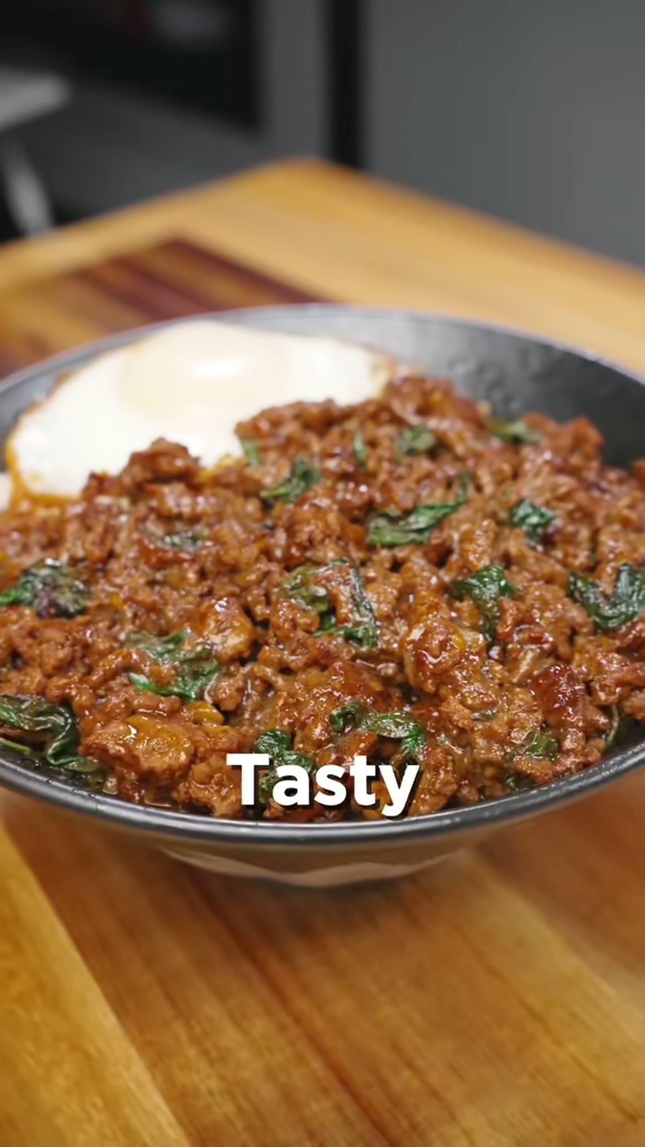 Thai Basil Ground Beef