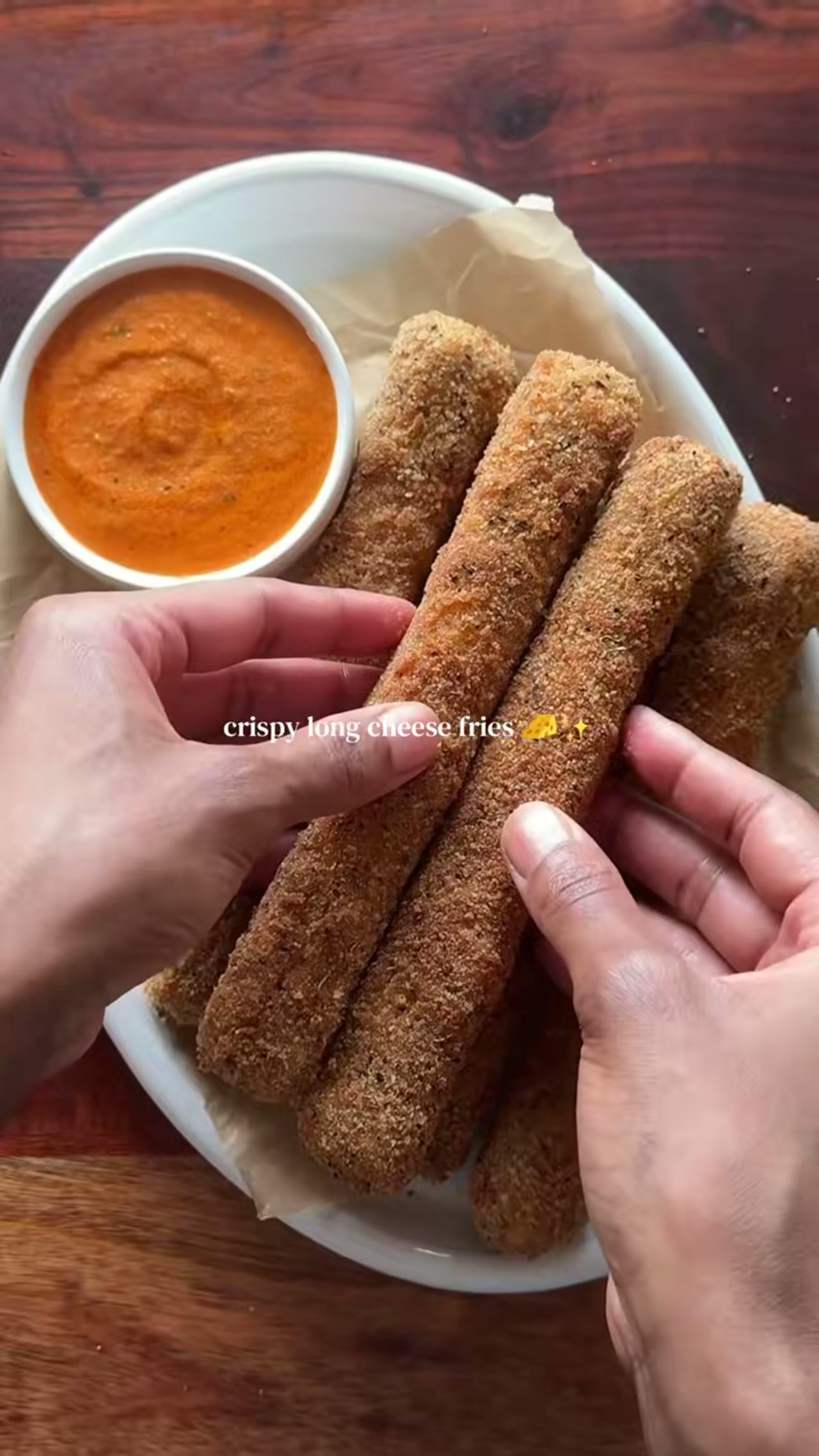 Crispy Long Cheese Fries (Mozzarella Sticks)