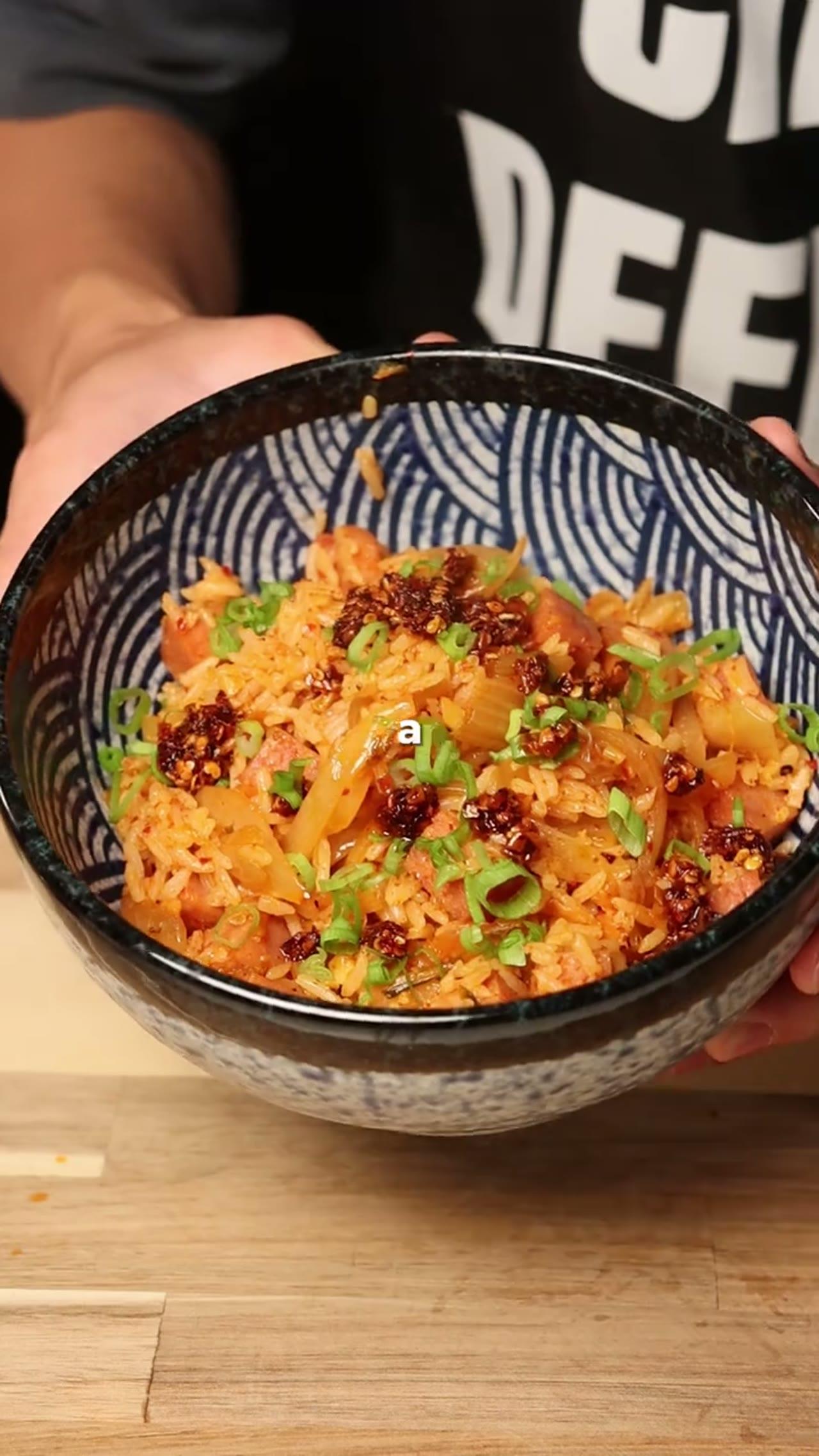 Spam Kimchi Fried Rice
