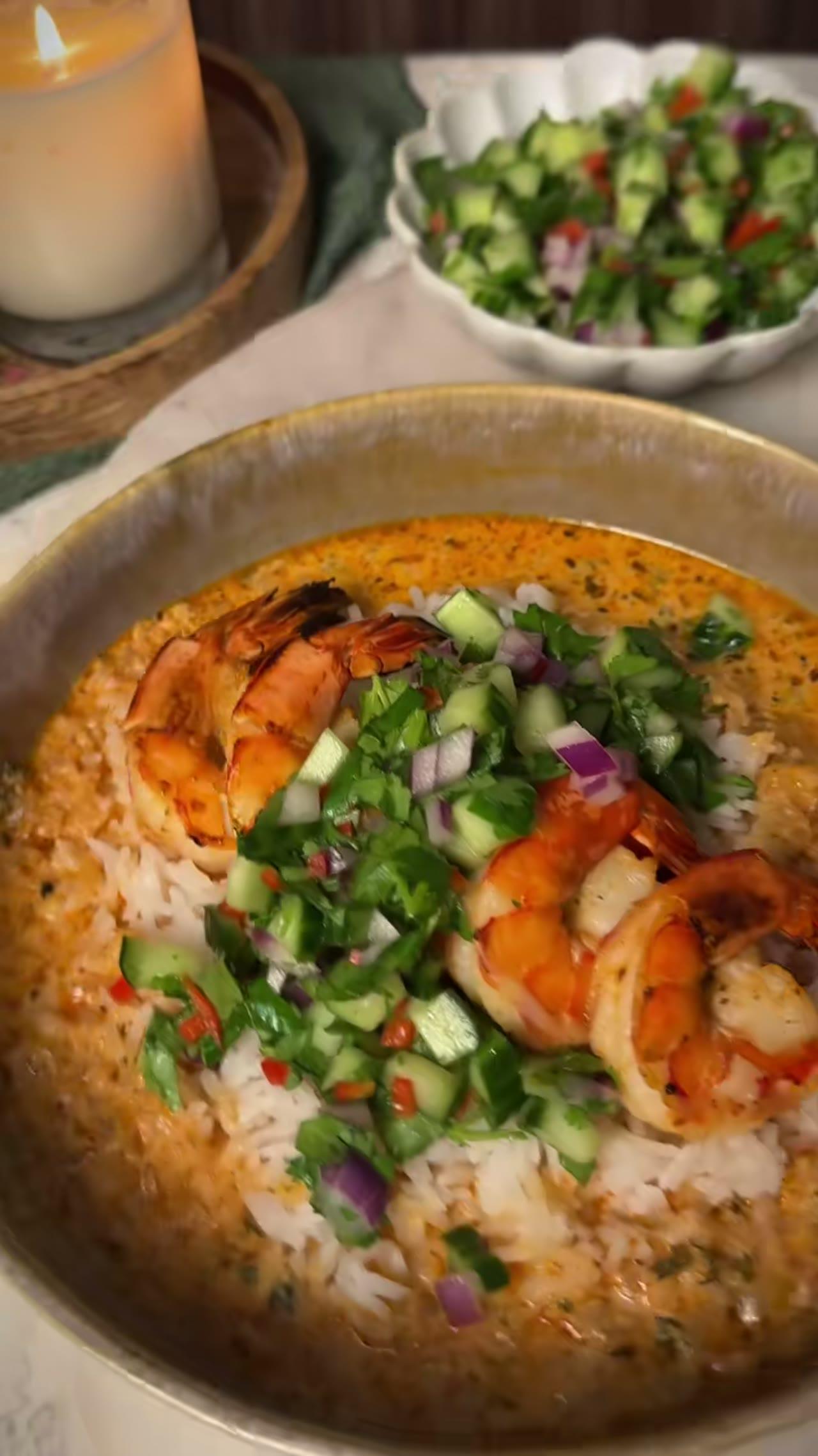 Creamy Cajun Shrimp Bowl